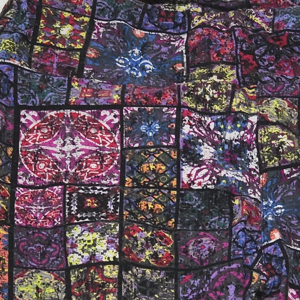 Stained Glass, Lularoe leggings Tall & Curvy TC